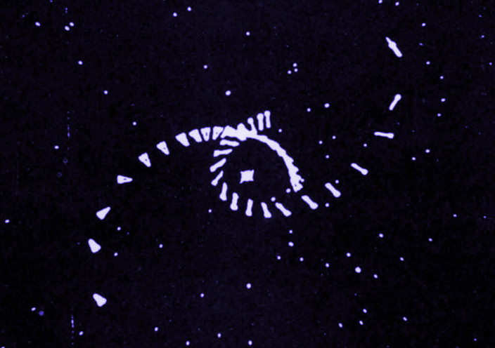 Image from Spacewar: image source: vintagecomputing.com